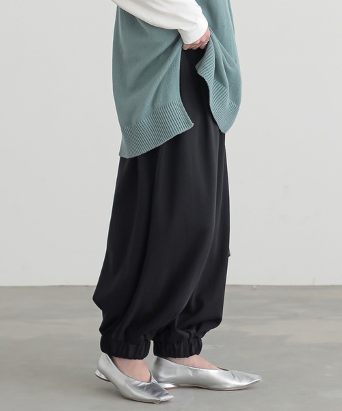 n'OrLABEL（ノアールレーベル）の「『アラビアンサルエルパンツ』（その他パンツ・レディース・ブラック/オリーブ/チャコールグレー/ネイビー・FREE）」の13枚目の写真