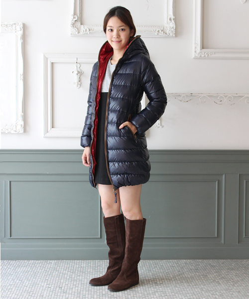 Ray BEAMS（レイビームス）の「DUVETICA / ACE（ダウンジャケット/コート・レディース・ブラック/グリーン系その他/ベージュ/ブラウン系その他/インディゴブルー/ネイビー/その他2/オリーブ/ブルー系その他・38/40）」の7枚目の写真