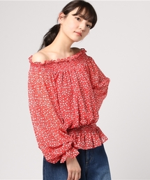 PUNYUS | 花柄オフショルダープラウス(シャツ/ブラウス)