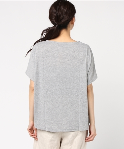 チャイハネ(チャイハネ)の「【チャイハネ】ギャラリーTシャツ(Tシャツ/カットソー・レディース・ブラック/カーキ/ホワイト/ブルー/グレー・FREE)」の8枚目の写真