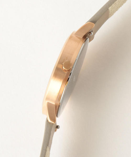 CLUSE（クルース）の「＜CLUSE＞レザー33ｍｍフェイス マーブルウォッチ/ピンクゴールドカラー ◆（アナログ腕時計・レディース・グレー・FREE）」の6枚目の写真