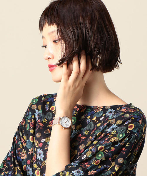 CLUSE（クルース）の「＜CLUSE＞レザー33ｍｍフェイス マーブルウォッチ/ピンクゴールドカラー ◆（アナログ腕時計・レディース・グレー・FREE）」の12枚目の写真