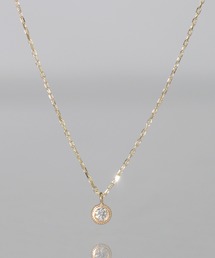 anq.（アンク）の「「anq.」K10・ダイヤモンドミルネックレス（ネックレス）」