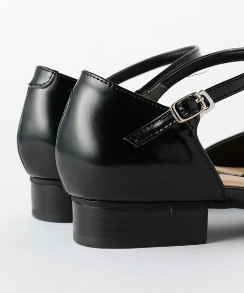 BEAUTY&YOUTH UNITED ARROWS（ビューティーアンドユースユナイテッドアローズ）の「BY レザーVスリット アンクルストラップパンプス ◆（パンプス・レディース・ブラック・37/36/36h/37h/38）」の6枚目の写真