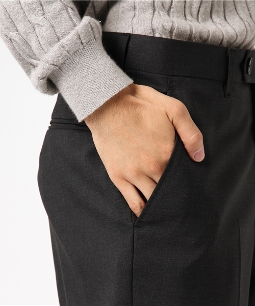 UNITED TOKYO（ユナイテッドトウキョウ）の「ファインウールストレッチスラックス（スラックス・メンズ・ベージュ/ダークグレー/ネイビー・1/2/3）」の8枚目の写真