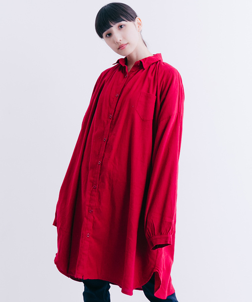 Merlot メルロー の コットンシャツワンピース1194 シャツワンピース Wear