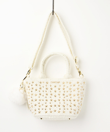 DRESSCAMP | DRESSCAMP (ドレスキャンプ)METEOR スタースタッズツイード2WAYミニトートバッグ(トートバッグ)