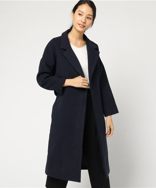 koe（コエ）の「ガウンコート（ダウンジャケット/コート・レディース・キャメル/ネイビー/グレー・M/L/S）」の20枚目の写真