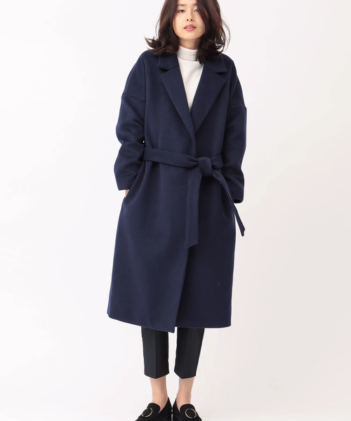 koe（コエ）の「ガウンコート（ダウンジャケット/コート・レディース・キャメル/ネイビー/グレー・M/L/S）」の21枚目の写真