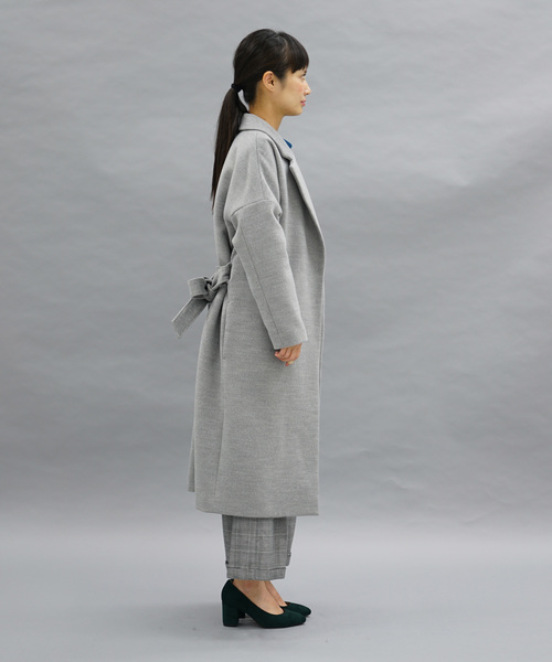 koe（コエ）の「ガウンコート（ダウンジャケット/コート・レディース・キャメル/ネイビー/グレー・M/L/S）」の8枚目の写真