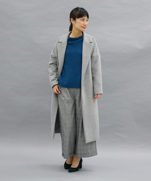 koe（コエ）の「ガウンコート（ダウンジャケット/コート・レディース・キャメル/ネイビー/グレー・M/L/S）」の9枚目の写真