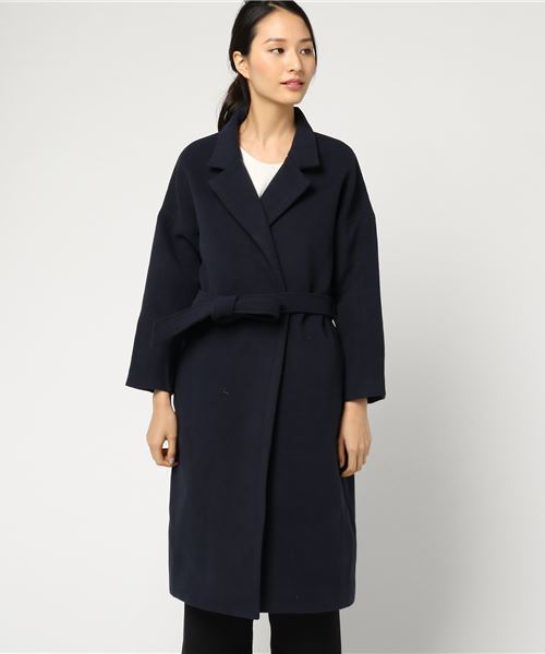 koe（コエ）の「ガウンコート（ダウンジャケット/コート・レディース・キャメル/ネイビー/グレー・M/L/S）」の11枚目の写真