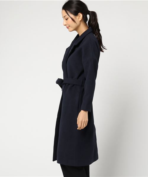 koe（コエ）の「ガウンコート（ダウンジャケット/コート・レディース・キャメル/ネイビー/グレー・M/L/S）」の12枚目の写真