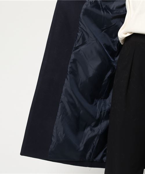 koe（コエ）の「ガウンコート（ダウンジャケット/コート・レディース・キャメル/ネイビー/グレー・M/L/S）」の18枚目の写真