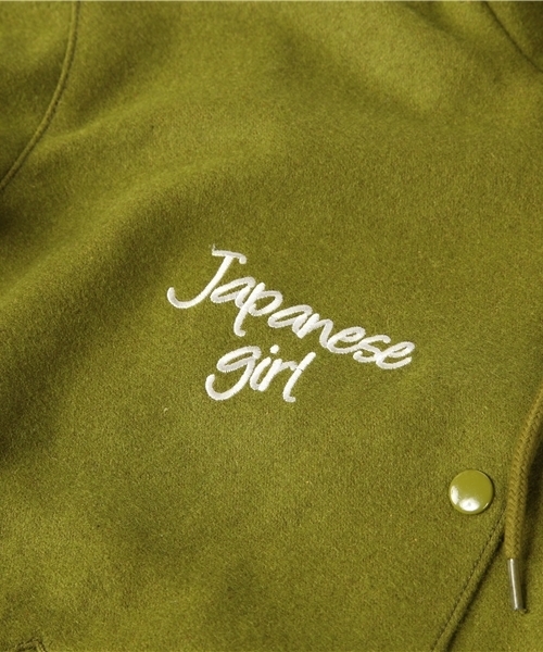 WC(ダブル シー)の「wc/Wワッペンスタジャン(スタジャン・レディース・ダークグレー/グリーン/イエロー・FREE)」の7枚目の写真