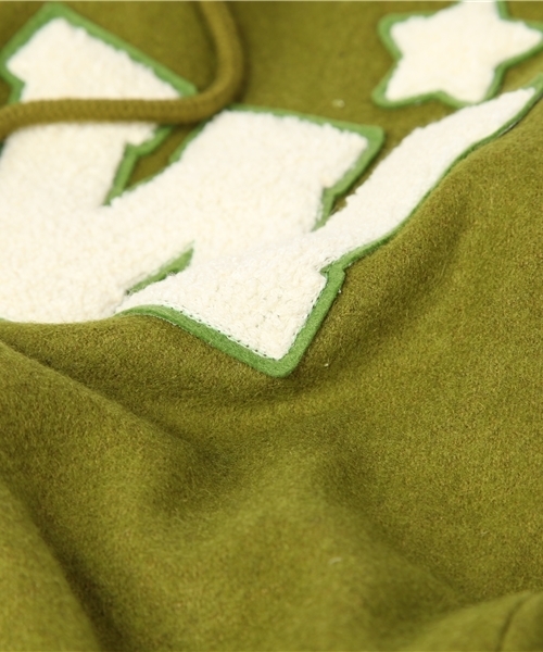 WC(ダブル シー)の「wc/Wワッペンスタジャン(スタジャン・レディース・ダークグレー/グリーン/イエロー・FREE)」の8枚目の写真