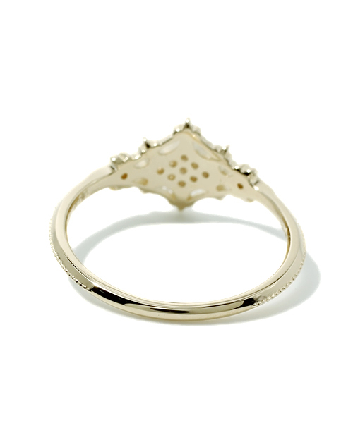 ☆特別価格☆【新品】agete K14 ゴールドリング　トパーズ agete（アガット）の「K14リング（10124111386）（リング）」 - WEAR