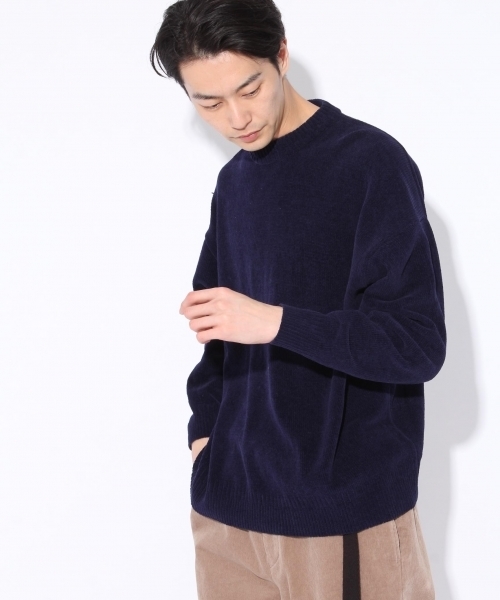 niko and...(ニコアンド)の「NモールBIGプルオーバーニット【niko and ...】(ニット/セーター・メンズ・ベージュ/カーキ/ネイビー・MEDIUM/LARGE)」の1枚目の写真