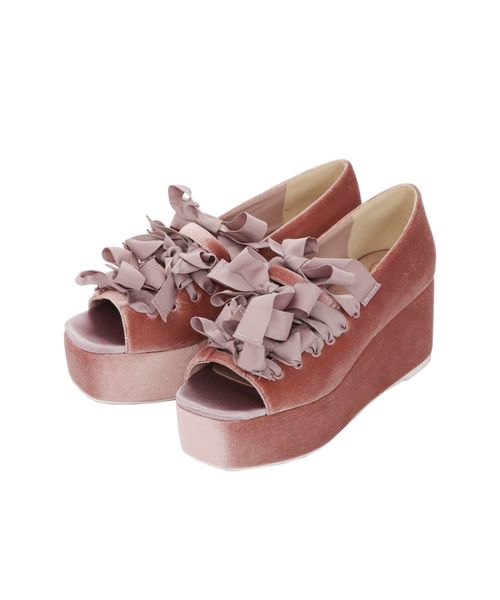 merry jenny（メリージェニー）の「リボンまみれシューズ（その他シューズ・レディース・ブラック/ピンク/ブルー・LARGE/MEDIUM）」の7枚目の写真