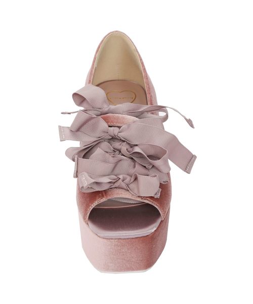 merry jenny（メリージェニー）の「リボンまみれシューズ（その他シューズ・レディース・ブラック/ピンク/ブルー・LARGE/MEDIUM）」の4枚目の写真