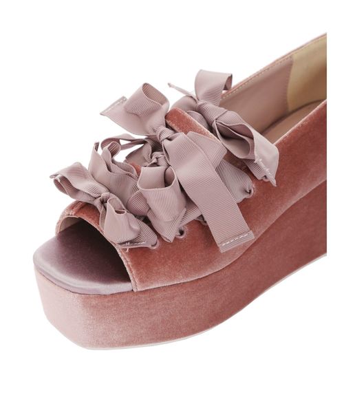 merry jenny（メリージェニー）の「リボンまみれシューズ（その他シューズ・レディース・ブラック/ピンク/ブルー・LARGE/MEDIUM）」の10枚目の写真