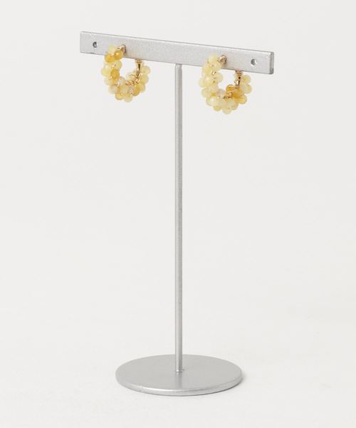 TONE SELECT GOODS(トーンセレクトグッズ)の「【marinaJEWELRY】AAA Yellow Opal pave earring(イヤリング・レディース・イエロー・FREE)」の1枚目の写真
