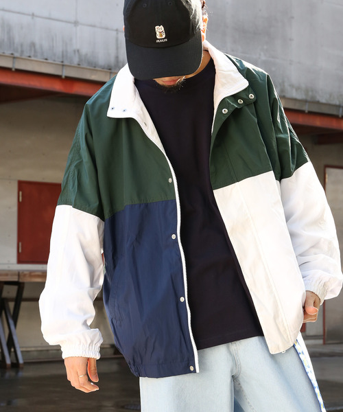 Freak S Store フリークスストア の Web限定 スーパービッグシルエット トラックジャケット2 ナイロンジャケット Wear