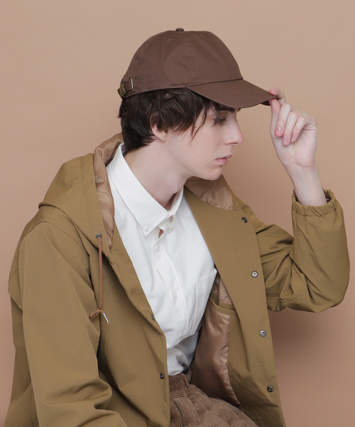 newhattan（ニューハッタン）の「Newhattan ニューハッタン コットン/デニム キャップ（キャップ・メンズ・ホワイト/ライトブルー/ブラック/ダークグリーン/ダークブラウン/ネイビー/オリーブ/カーキ/ブラック系その他/ダークブルー・FREE）」の4枚目の写真