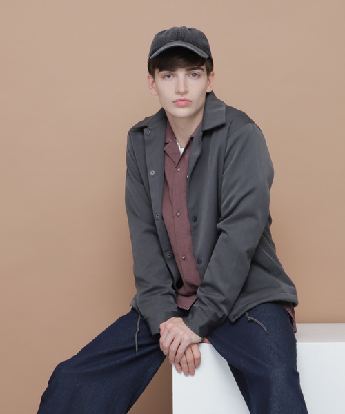 newhattan（ニューハッタン）の「Newhattan ニューハッタン コットン/デニム キャップ（キャップ・メンズ・ホワイト/ライトブルー/ブラック/ダークグリーン/ダークブラウン/ネイビー/オリーブ/カーキ/ブラック系その他/ダークブルー・FREE）」の3枚目の写真