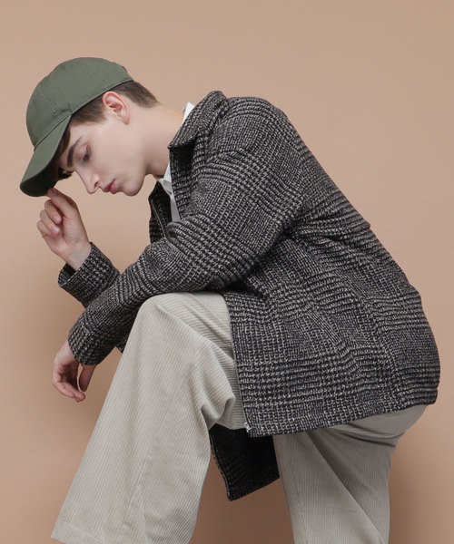 newhattan（ニューハッタン）の「Newhattan ニューハッタン コットン/デニム キャップ（キャップ・メンズ・ホワイト/ライトブルー/ブラック/ダークグリーン/ダークブラウン/ネイビー/オリーブ/カーキ/ブラック系その他/ダークブルー・FREE）」の6枚目の写真