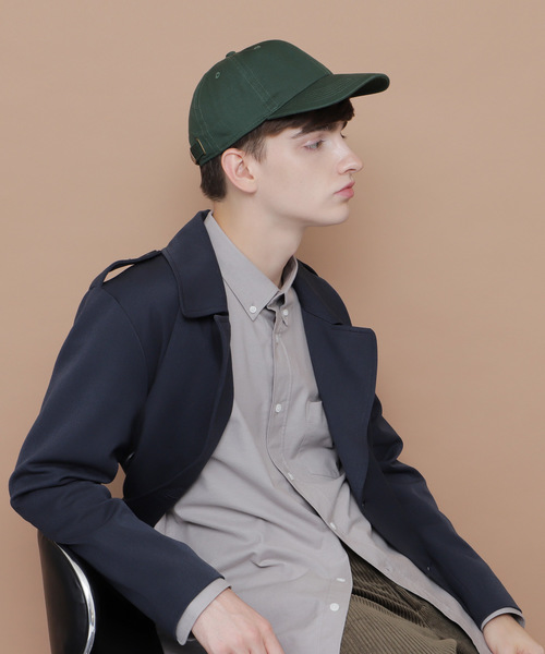 newhattan（ニューハッタン）の「Newhattan ニューハッタン コットン/デニム キャップ（キャップ・メンズ・ホワイト/ライトブルー/ブラック/ダークグリーン/ダークブラウン/ネイビー/オリーブ/カーキ/ブラック系その他/ダークブルー・FREE）」の5枚目の写真