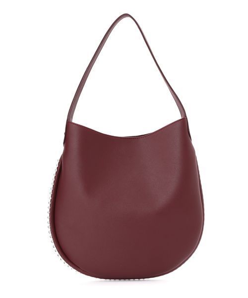 NATURAL BEAUTY BASIC（ナチュラルビューティーベーシック）の「【雑誌掲載】サイドラウンドショルダー（ショルダーバッグ・レディース・ブラック/ボルドー・ﾌﾘ-）」の6枚目の写真