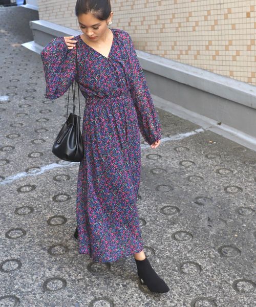 ≪通常販売≫bicolor classical dot onepiece（バイカラー