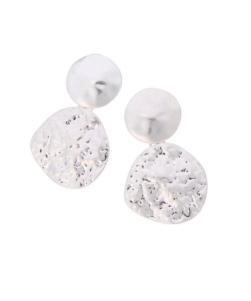 AMERICAN HOLIC(アメリカンホリック)の「ダブルニュアンスプレートイヤリング(イヤリング・レディース・シルバー/ゴールド・FREE)」の5枚目の写真