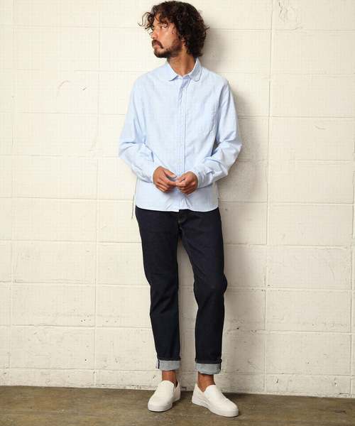 TMT(ティーエムティー)の「HYBRID-STRETCH DENIM 5P CROPPED TAPERED(デニムパンツ・メンズ・インディゴブルー/ライトインディゴブルー・SMALL/MEDIUM/LARGE/X-LARGE/XX-LARGE)」の9枚目の写真