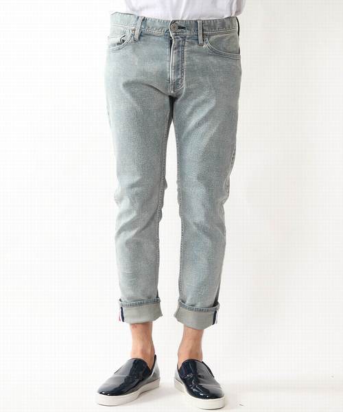 TMT(ティーエムティー)の「HYBRID-STRETCH DENIM 5P CROPPED TAPERED(デニムパンツ・メンズ・インディゴブルー/ライトインディゴブルー・SMALL/MEDIUM/LARGE/X-LARGE/XX-LARGE)」の6枚目の写真
