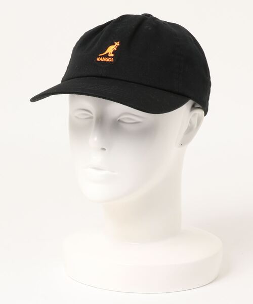 KANGOL（カンゴール）の「【KANGOL】Washed Baseball/【カンゴール】ウォッシュドベースボール　キャップ（キャップ・メンズ・ライトブルー/ブラック/ダークグリーン/ベージュ/ネイビー/オレンジ/グリーン/ホワイト系その他/ホワイト/イエロー/ブルー系その他/パープル/ブルー系その他2/レッド系その他/ワイン/イエロー系その他/ブルー系その他3/ピンク/グリーン系/ブラック系その他/ブラック×ピンク・ONE SIZE）」の4枚目の写真