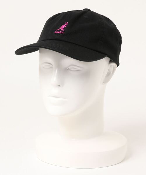 KANGOL（カンゴール）の「【KANGOL】Washed Baseball/【カンゴール】ウォッシュドベースボール　キャップ（キャップ・メンズ・ライトブルー/ブラック/ダークグリーン/ベージュ/ネイビー/オレンジ/グリーン/ホワイト系その他/ホワイト/イエロー/ブルー系その他/パープル/ブルー系その他2/レッド系その他/ワイン/イエロー系その他/ブルー系その他3/ピンク/グリーン系/ブラック系その他/ブラック×ピンク・ONE SIZE）」の5枚目の写真