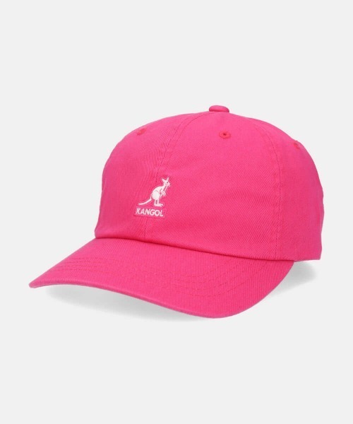 KANGOL（カンゴール）の「【KANGOL】Washed Baseball/【カンゴール】ウォッシュドベースボール　キャップ（キャップ・メンズ・ライトブルー/ブラック/ダークグリーン/ベージュ/ネイビー/オレンジ/グリーン/ホワイト系その他/ホワイト/イエロー/ブルー系その他/パープル/ブルー系その他2/レッド系その他/ワイン/イエロー系その他/ブルー系その他3/ピンク/グリーン系/ブラック系その他/ブラック×ピンク・ONE SIZE）」の18枚目の写真