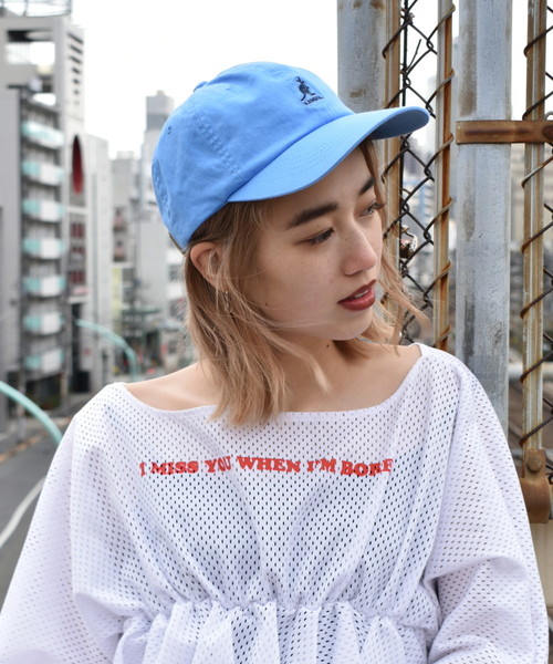 KANGOL（カンゴール）の「【KANGOL】Washed Baseball/【カンゴール】ウォッシュドベースボール　キャップ（キャップ・メンズ・ライトブルー/ブラック/ダークグリーン/ベージュ/ネイビー/オレンジ/グリーン/ホワイト系その他/ホワイト/イエロー/ブルー系その他/パープル/ブルー系その他2/レッド系その他/ワイン/イエロー系その他/ブルー系その他3/ピンク/グリーン系/ブラック系その他/ブラック×ピンク・ONE SIZE）」の10枚目の写真