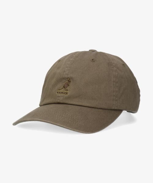 KANGOL（カンゴール）の「【KANGOL】Washed Baseball/【カンゴール】ウォッシュドベースボール　キャップ（キャップ・メンズ・ライトブルー/ブラック/ダークグリーン/ベージュ/ネイビー/オレンジ/グリーン/ホワイト系その他/ホワイト/イエロー/ブルー系その他/パープル/ブルー系その他2/レッド系その他/ワイン/イエロー系その他/ブルー系その他3/ピンク/グリーン系/ブラック系その他/ブラック×ピンク・ONE SIZE）」の7枚目の写真