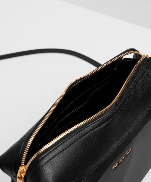 Charles&amp;Keith トップフラップ サッチェル CHARLES & KEITH（チャールズ & キース）の「トップフラップ