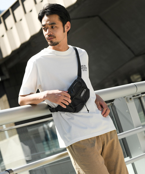 GERRY（ジェリー）の「【GERRY（ジェリー）】ウエストバッグ（ボディバッグ/ウエストポーチ・メンズ・ブラック/ベージュ・ONE SIZE）」の3枚目の写真