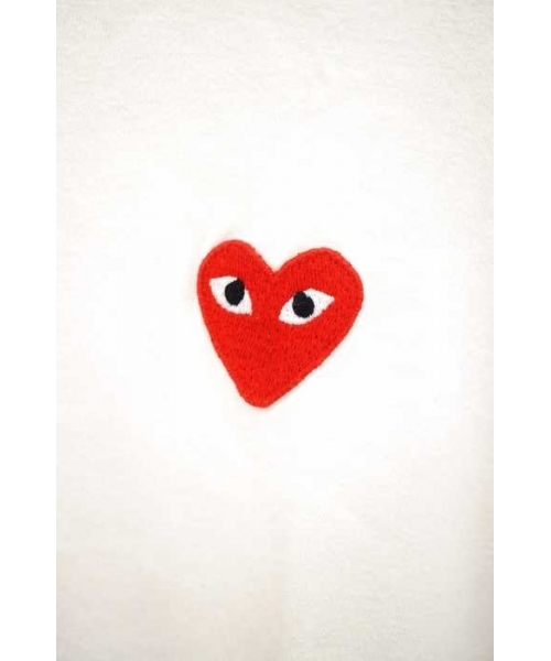 人気✨️ PLAY COMME des GARÇONS ハート ワッペン ロンT プレイ コムデギャルソンPLAY COMME des GARCONS ハートプリント
