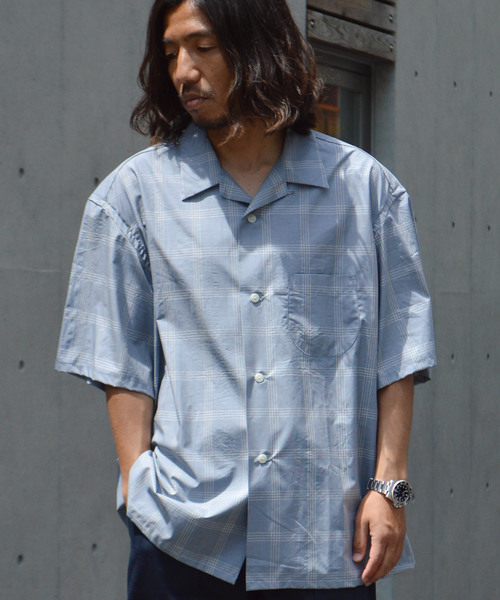 ROOPTOKYO(ループトウキョウ)の「TOWNCRAFT/タウンクラフト CHECK OPEN SS SHIRTS(シャツ/ブラウス・メンズ・グレー/レッド/ブラウン・L/M/XL)」の1枚目の写真