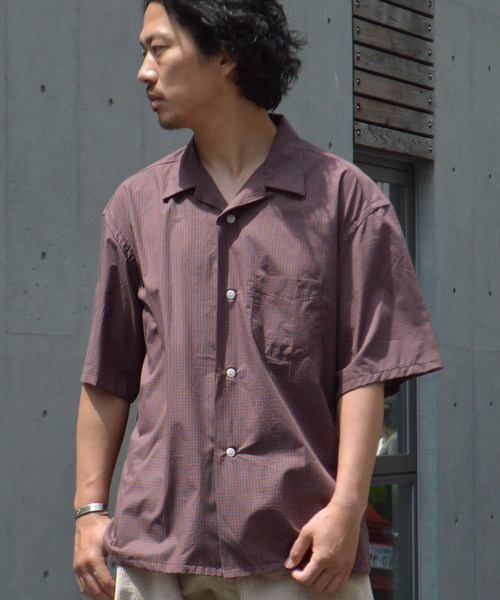 ROOPTOKYO(ループトウキョウ)の「TOWNCRAFT/タウンクラフト CHECK OPEN SS SHIRTS(シャツ/ブラウス・メンズ・グレー/レッド/ブラウン・L/M/XL)」の17枚目の写真