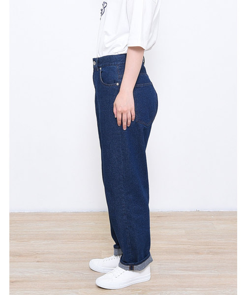 POU DOU DOU(プードゥドゥ)の「ペグトップデニムパンツ(その他パンツ・レディース・インディゴブルー/パープル系その他・4/3)」の9枚目の写真