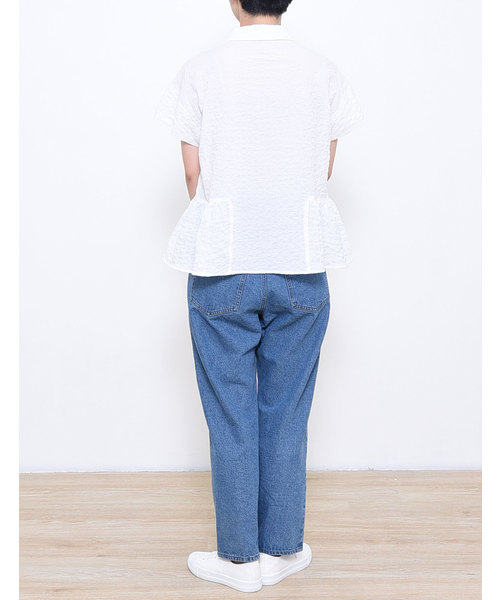 Dou Dou デニムベグトップパンツ sizeM38 Dou Dou デニムベグトップパンツ sizeM38