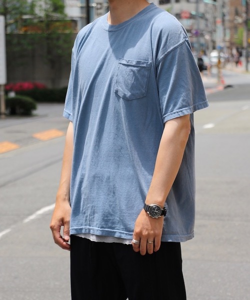 C.E.L.STORE(セルストア)の「【WEB限定】COMFORT COLORS/コンフォートカラーズ GARMENT DYE POCKET TEE(Tシャツ/カットソー)」|ネイビー