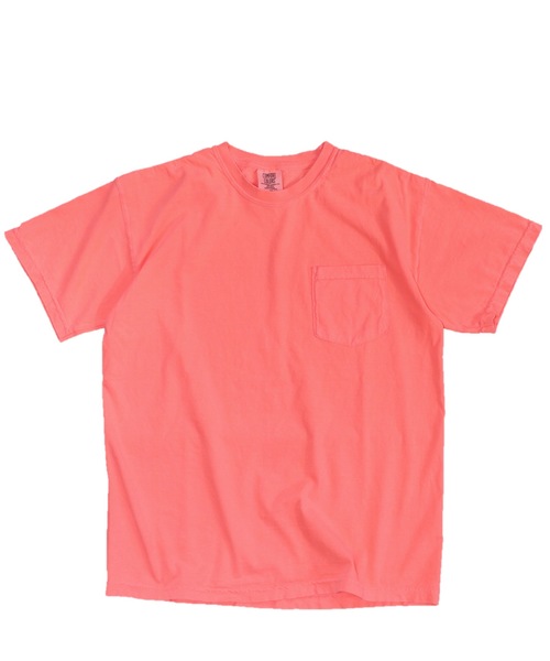C.E.L.STORE(セルストア)の「【WEB限定】COMFORT COLORS/コンフォートカラーズ GARMENT DYE POCKET TEE(Tシャツ/カットソー)」|オレンジ